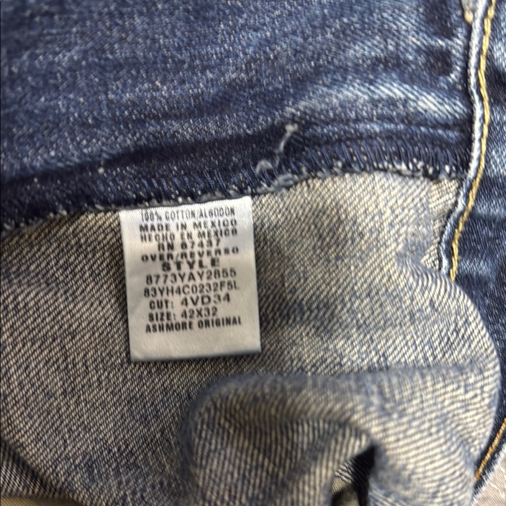 Men's Blue Jeans - Picture 3 of 5